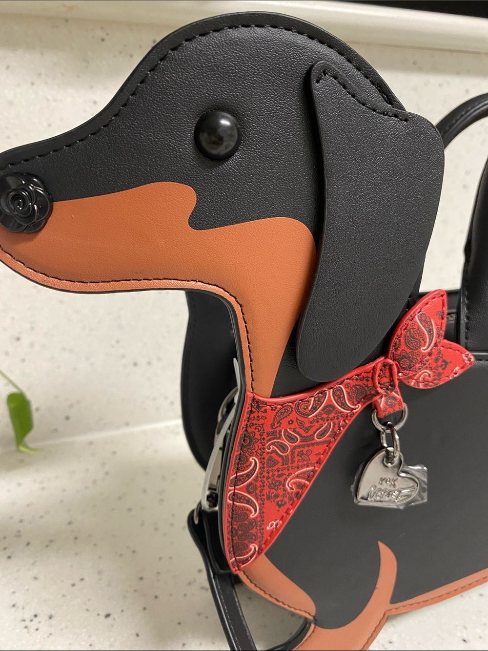 NWT. Betsey Johnson, dachshund handbag. - Picture 12 of 12